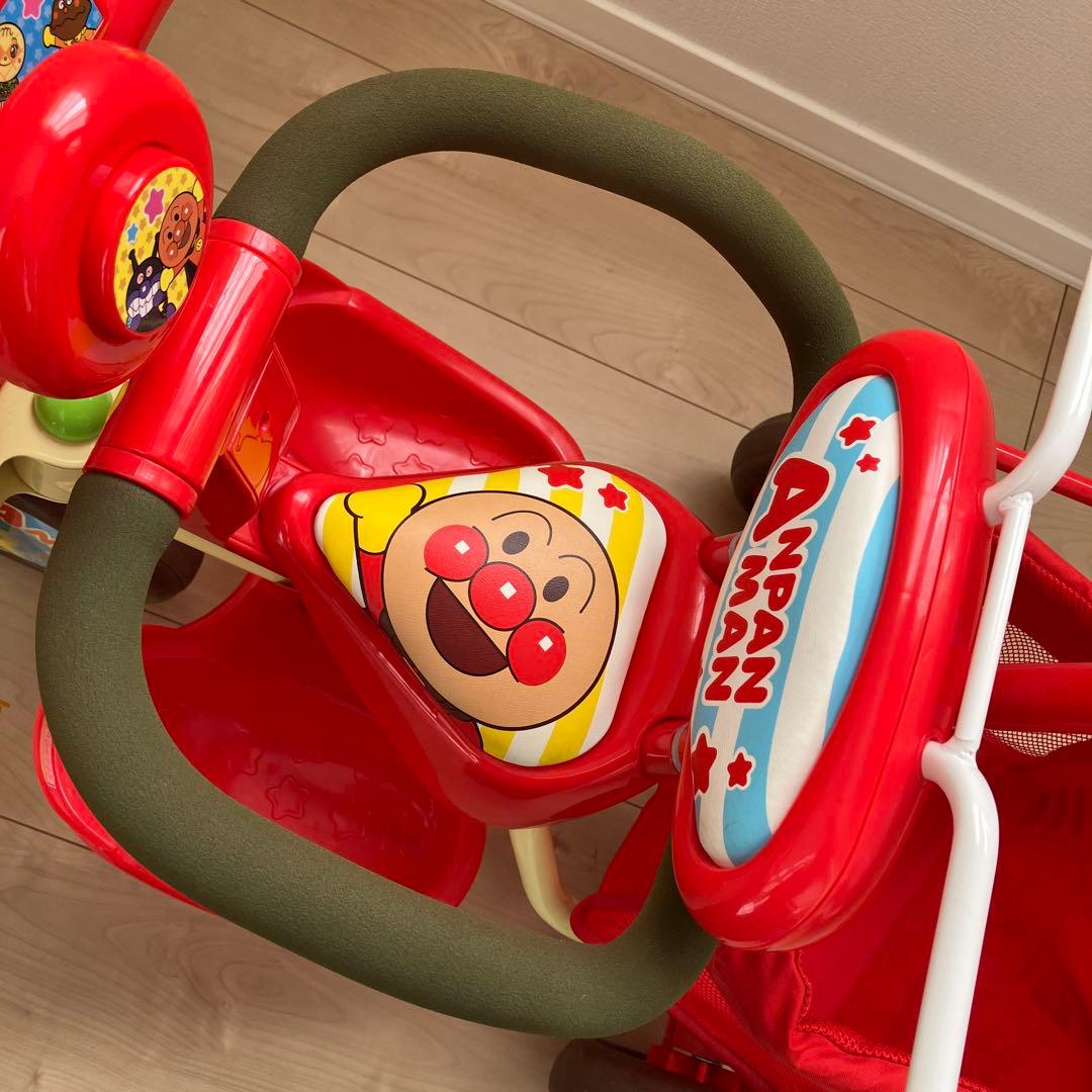 それいけ！ アンパンマン デラックス 三輪車 赤