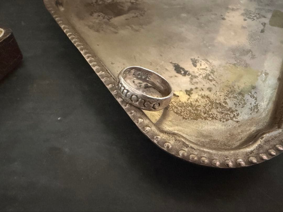 希少　ヴィンテージ　シルバー　925 ポージーリング　アンティーク　愛　アメリカ