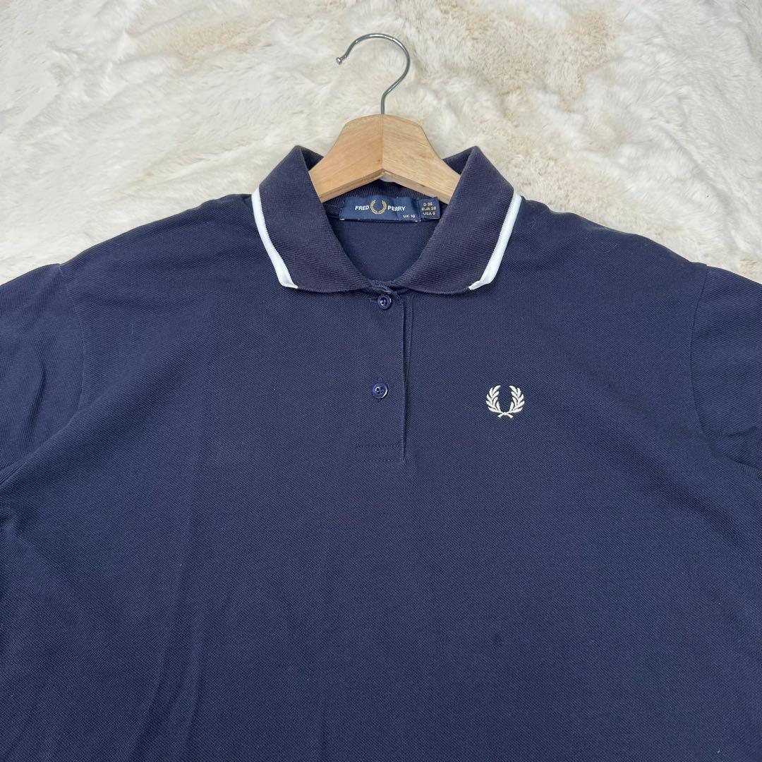 希少✨FRED PERRY フレッド ペリー コットンバックヘムパネルポロシャツ