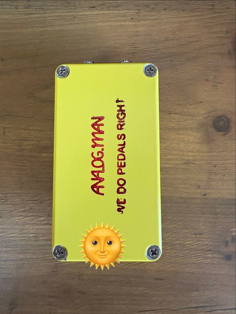 ギター Analogman Sun Bender MK-IV three Mullard