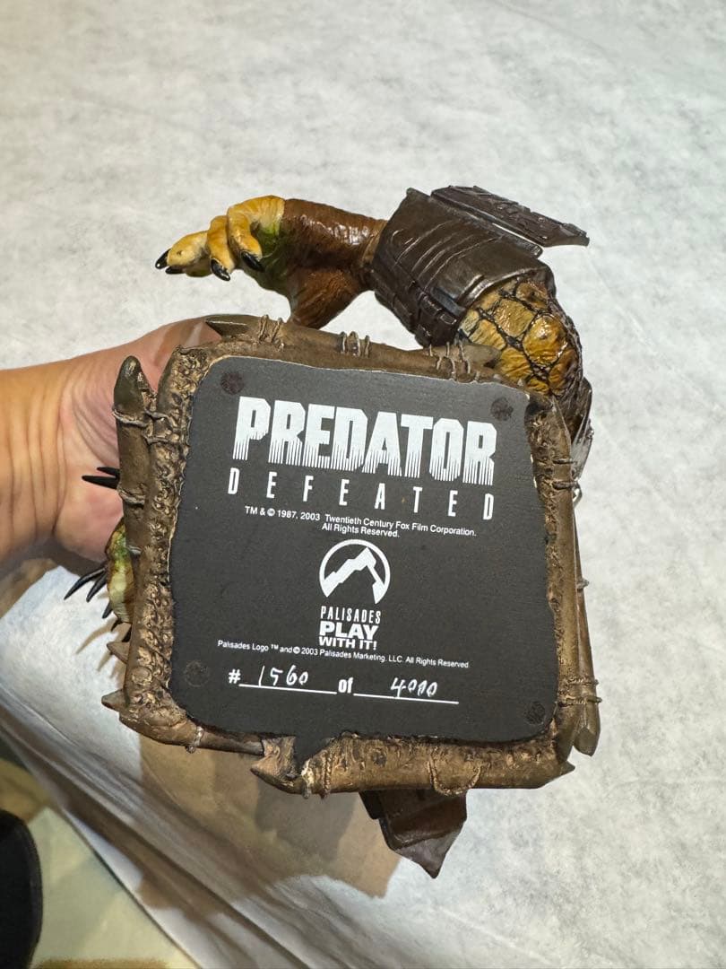 箱付　パリセイズ PREDATOR プレデターポリストーンミニバストフィギュア