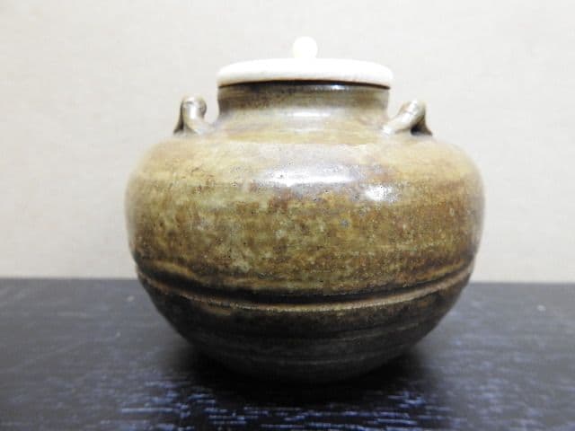 志戸呂焼？茶入　保存箱　MA１４１