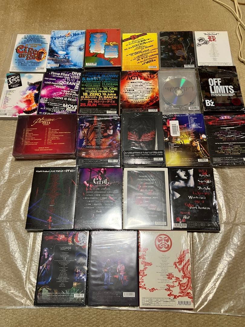 B'z 松本孝弘 稲葉浩志 TMG DVD Blu-ray 25タイトルセット