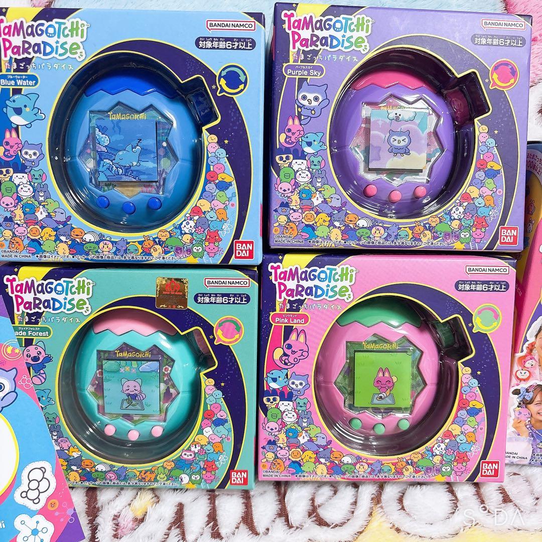 大人気　品薄入手困難品　たまごっちパラダイス　フルコンプ5台セット　しなこ　新品