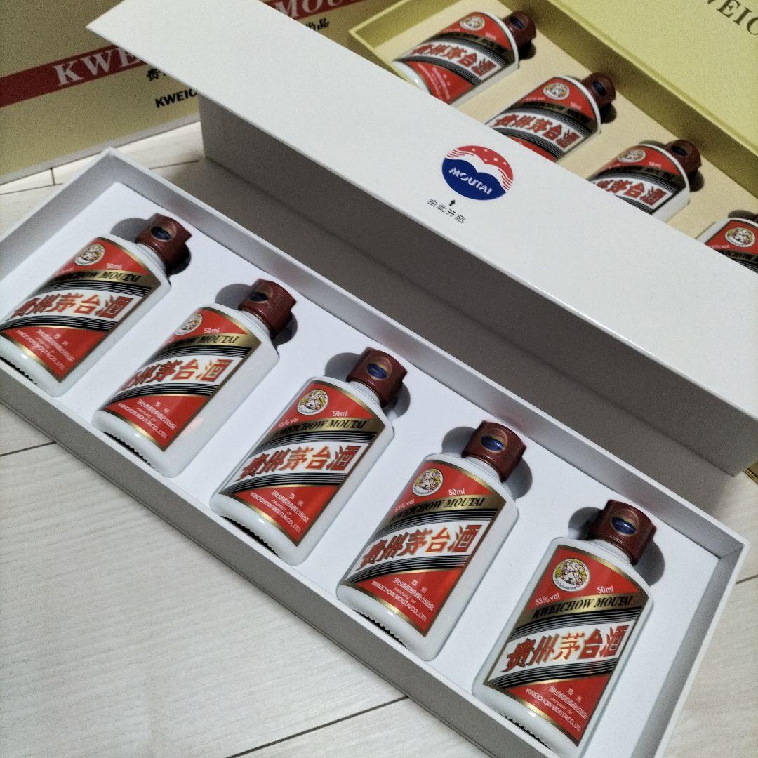 【新品】黄州茅台酒50ml × 6本セット◆ギフトボックス２個