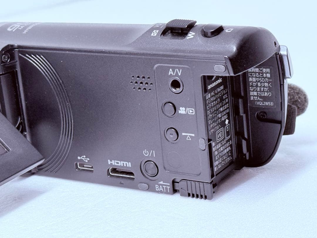 Panasonic HC-V360M ブラック 動作確認済 HDビデオカメラ