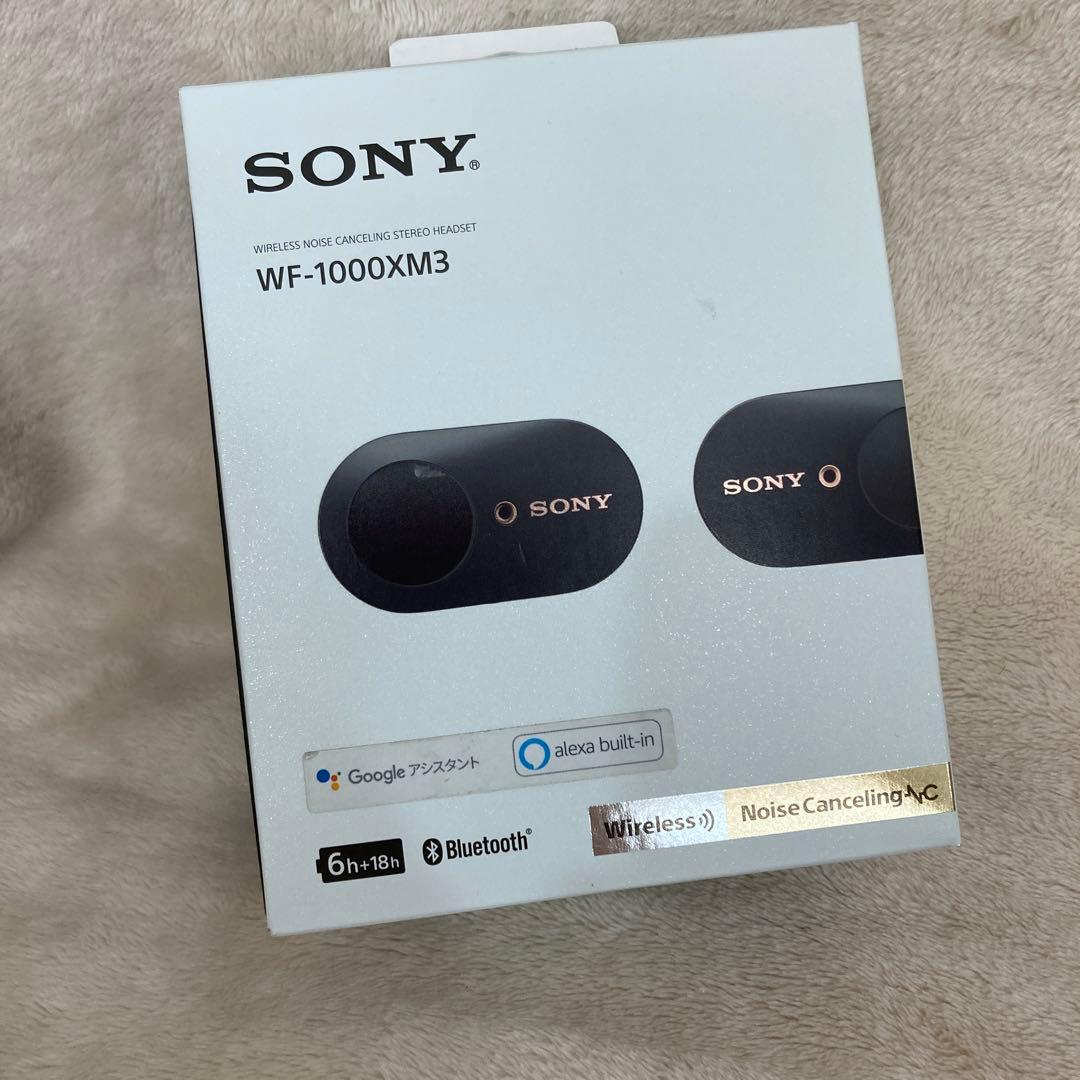 Q*様 未使用SONY WF-1000XM3BM ワイヤレスイヤフォン