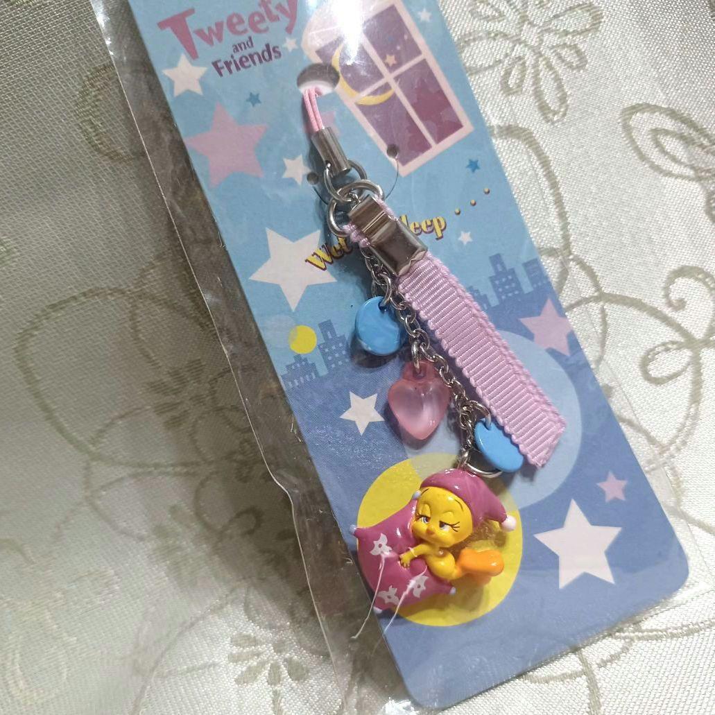 Tweety Friends トゥイーティー　マスコット付 携帯 ストラップ
