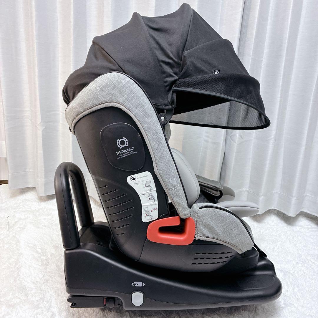 Joie チャイルドシート ステージスISOFIX キャノピー付 フォギーグレー