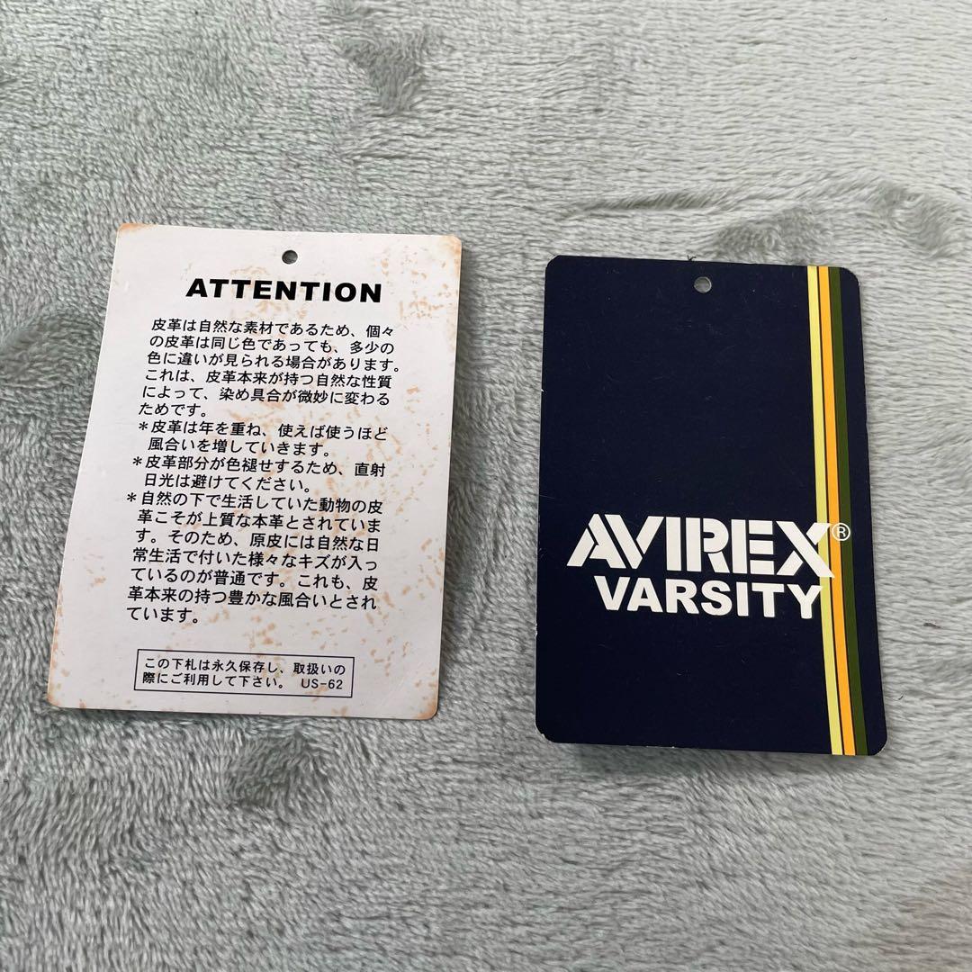 アヴィレックス　裏ボアムートンレザーライダースジャケット ブラウン L