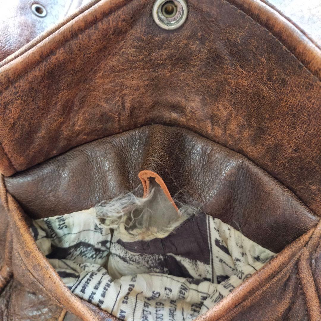 80S 90S　G-1タイプ　L　レザージャケット　フライトジャケット