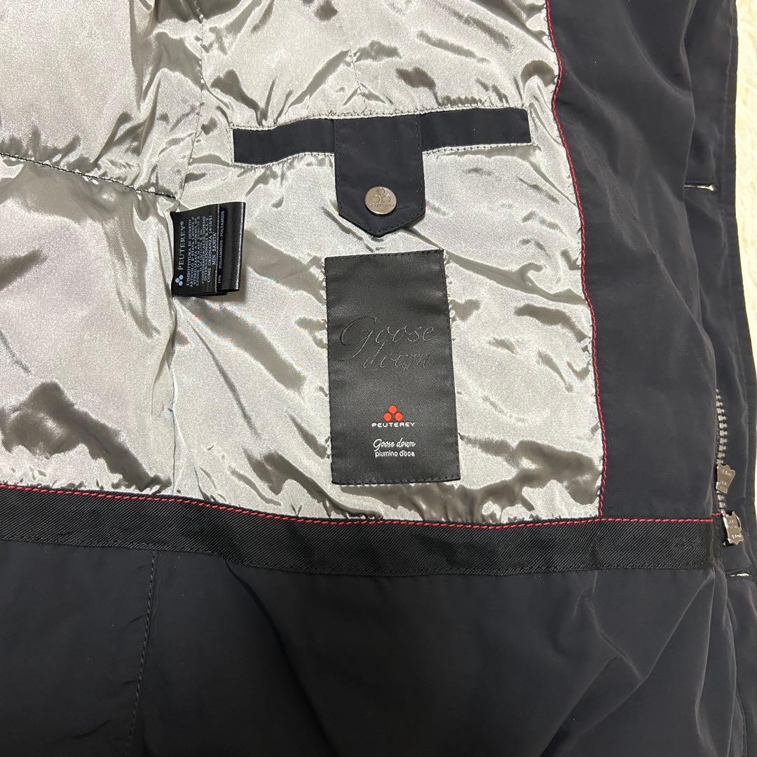 ピューテリー　PEUTEREY ブルゾン　ジャンパー　中綿　フード　ブラック　S