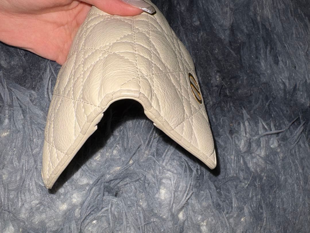 Dior Caro Dahlia ウォレット カナージュ カーフスキン