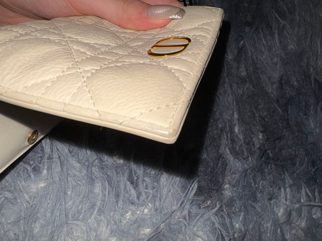 Dior Caro Dahlia ウォレット カナージュ カーフスキン