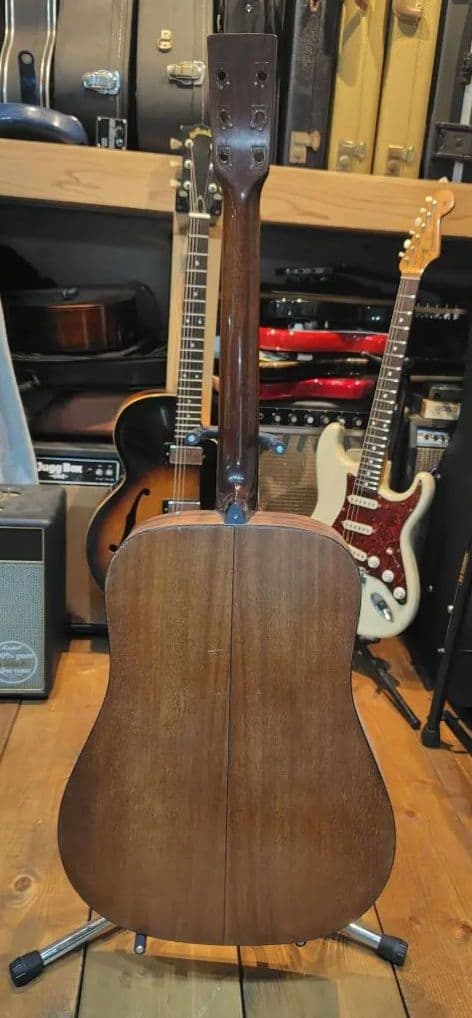 【ジャンク】ギター 詳細不明 オール単板