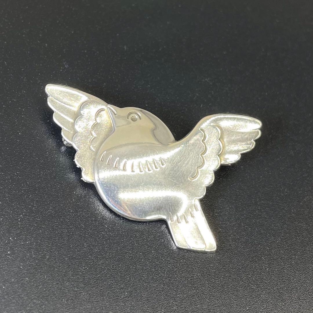 美品✨ジョージジェンセン ブローチ バード ハト #320 SV925 シルバー