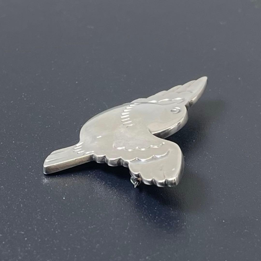 美品✨ジョージジェンセン ブローチ バード ハト #320 SV925 シルバー