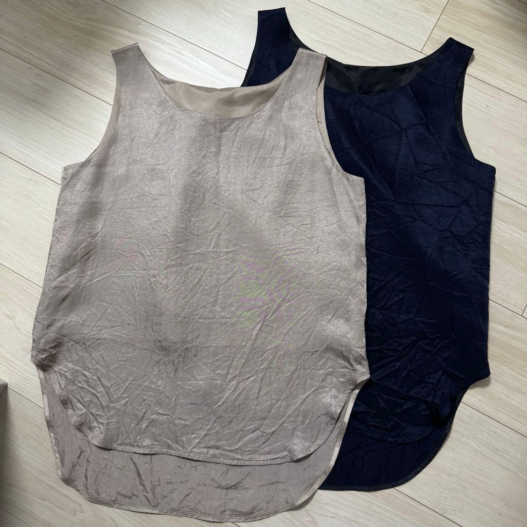 【NOBLE】サテンタンクトップ