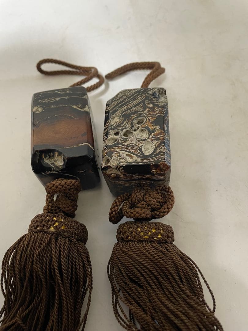 希少　深海松　青珊瑚　風鎮