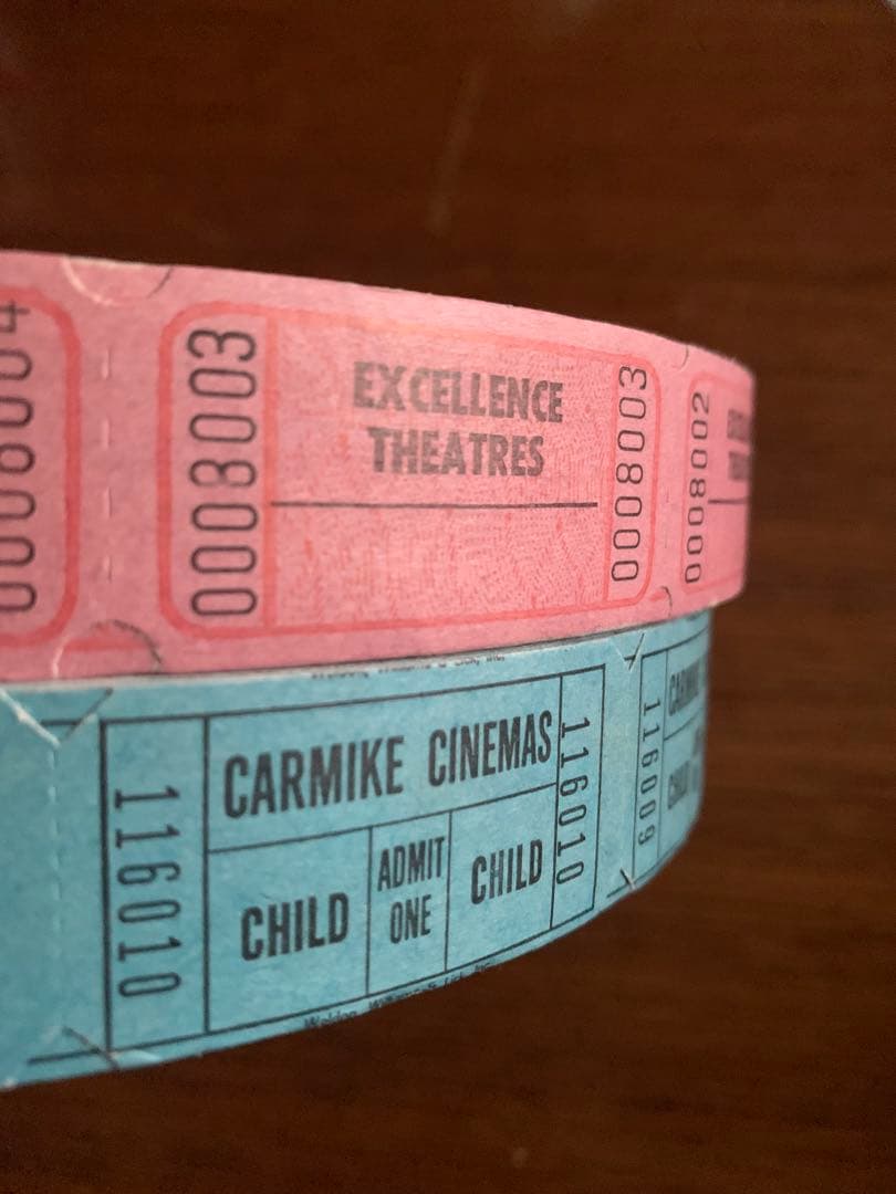 海外紙物　シアター&シネマ　チケット　2種　各500枚　お得　合計1000枚