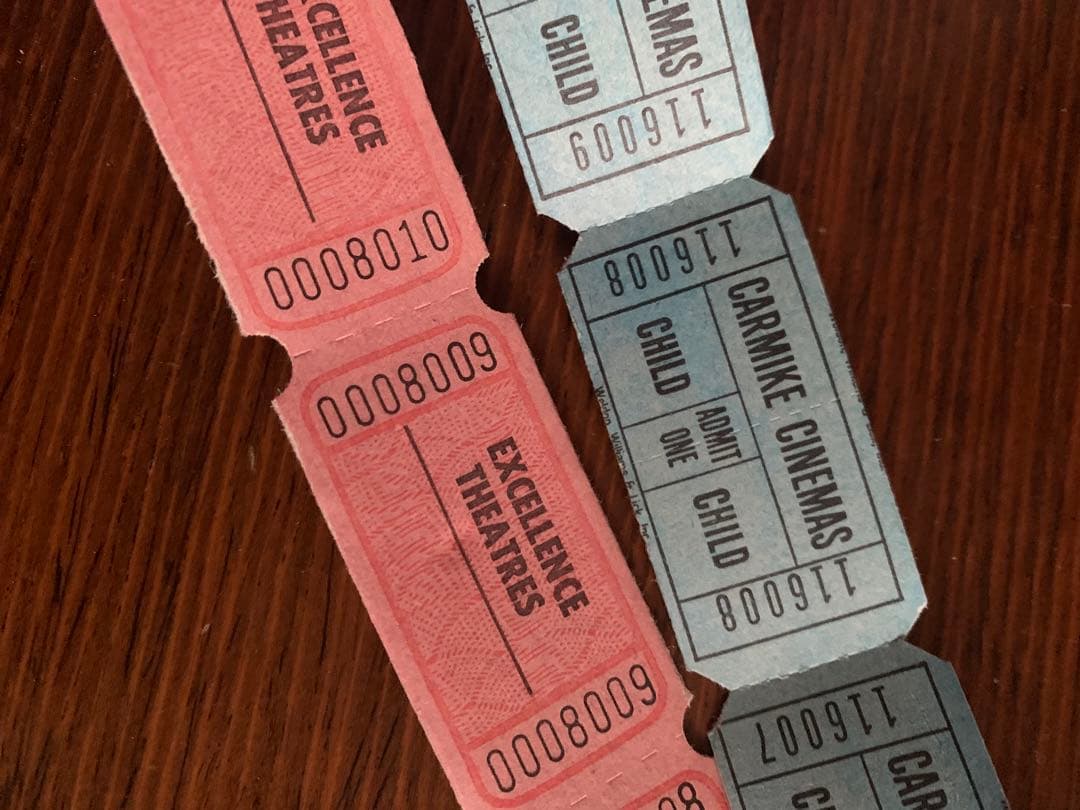 海外紙物　シアター&シネマ　チケット　2種　各500枚　お得　合計1000枚