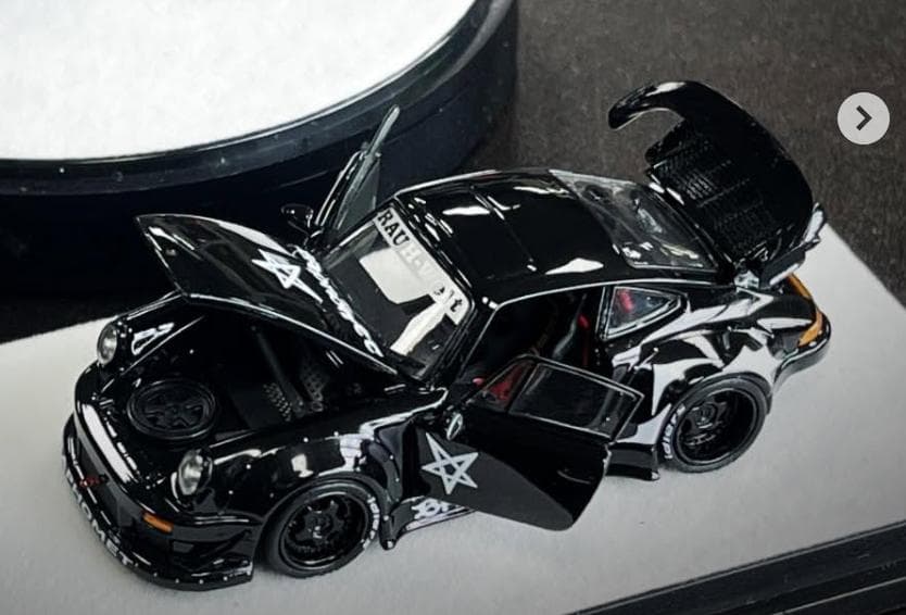 PGM 1/64 ポルシェ RWB930 Bapt Demon ブラック