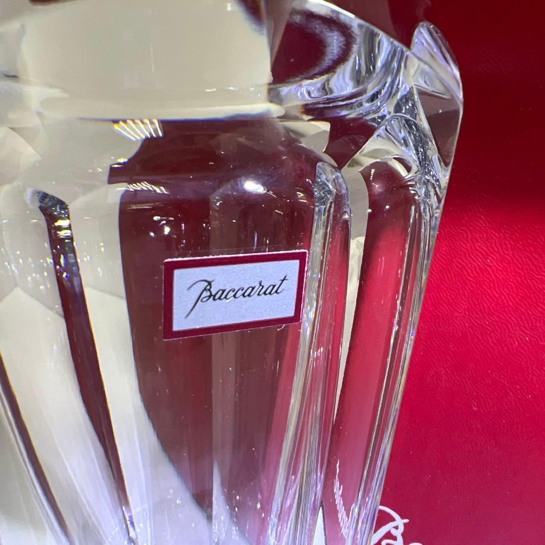 バカラ　アルクール花瓶　共箱　高さ17㎝　東Y7-1119☆1F