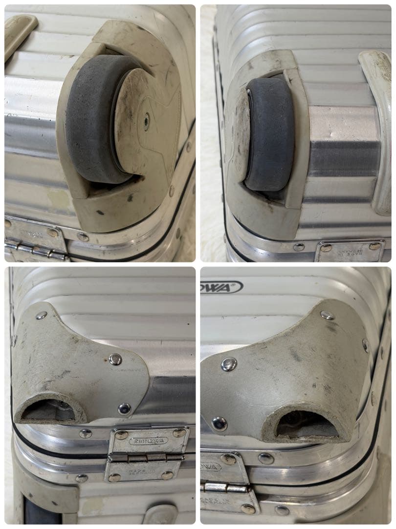 RIMOWA ルフトハンザ 28L 2輪 機内持込可 ビジネストロリー アルミ