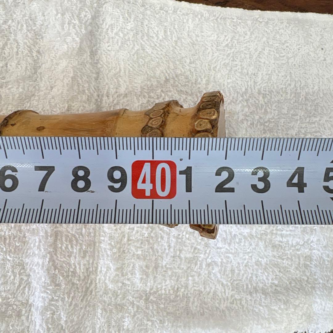 尺八　竹治　銀三線　竹製　琴古流　約42㎝