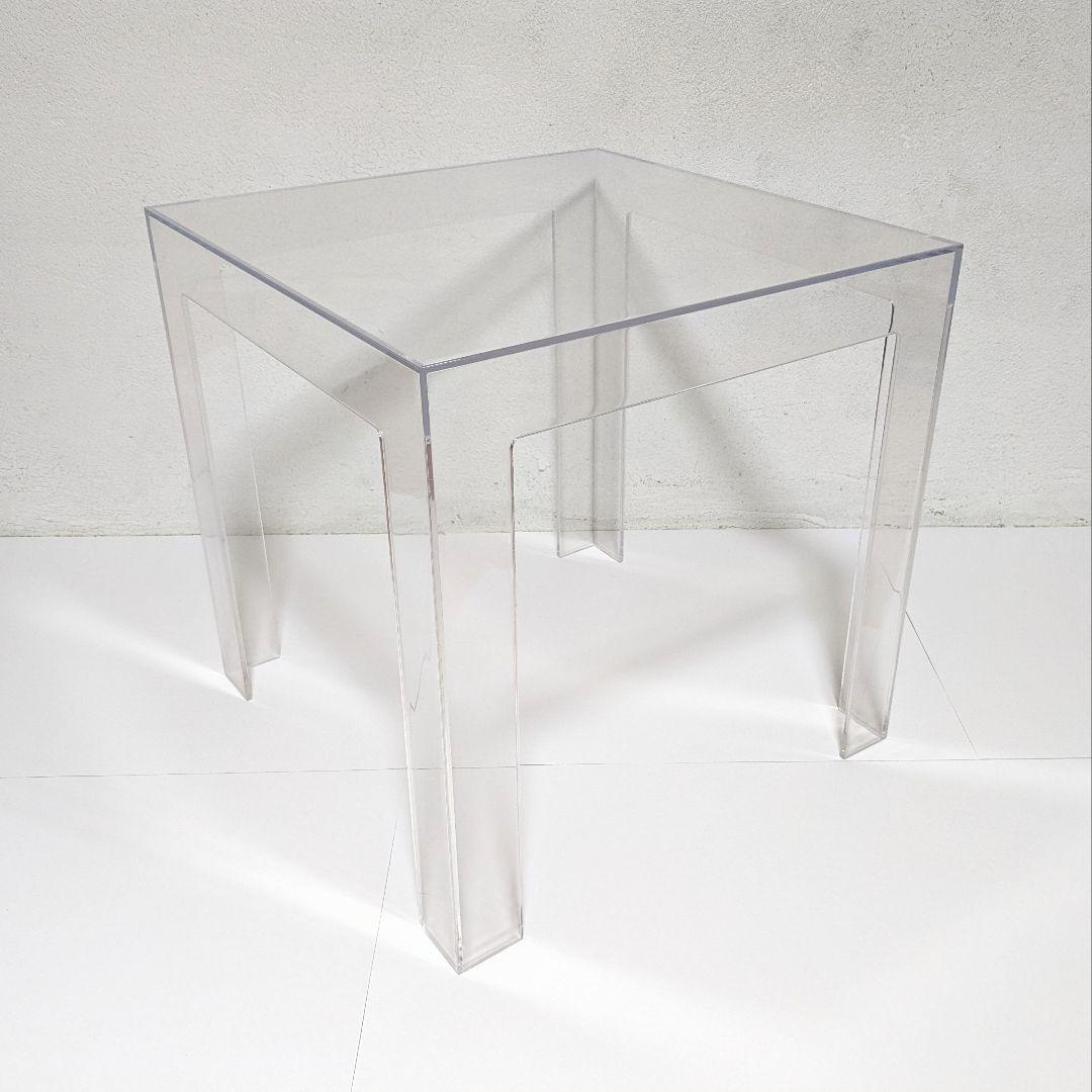 美品 Kartell JOLLY カルテル ジョリー クリスタル サイドテーブル