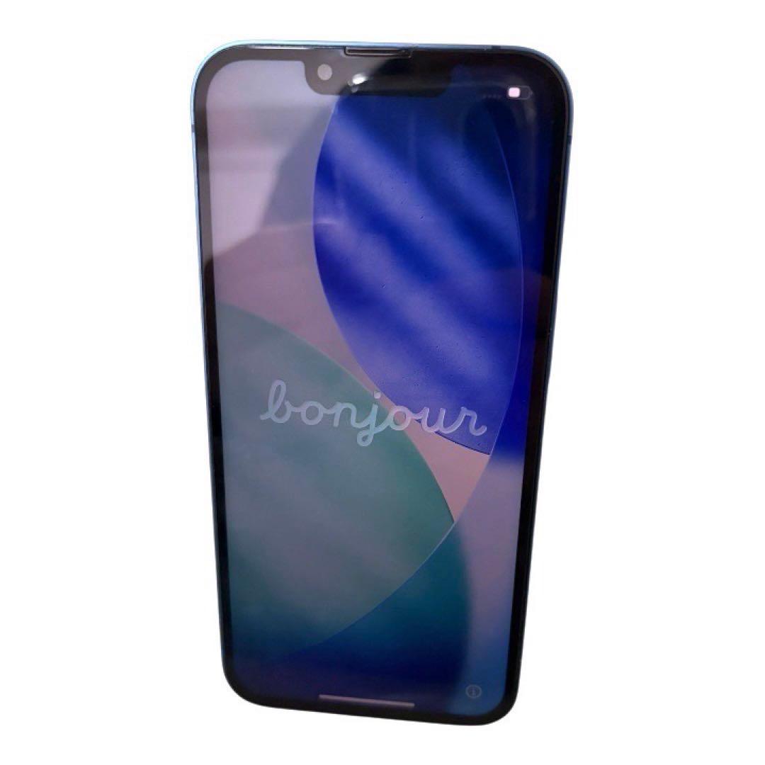 【美品】iPhone13本体 ブルー 128GB バッテリー91% SIMフリー