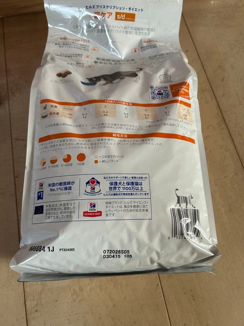 Hill's Prescription Diet s/d 尿ケア 2袋セット