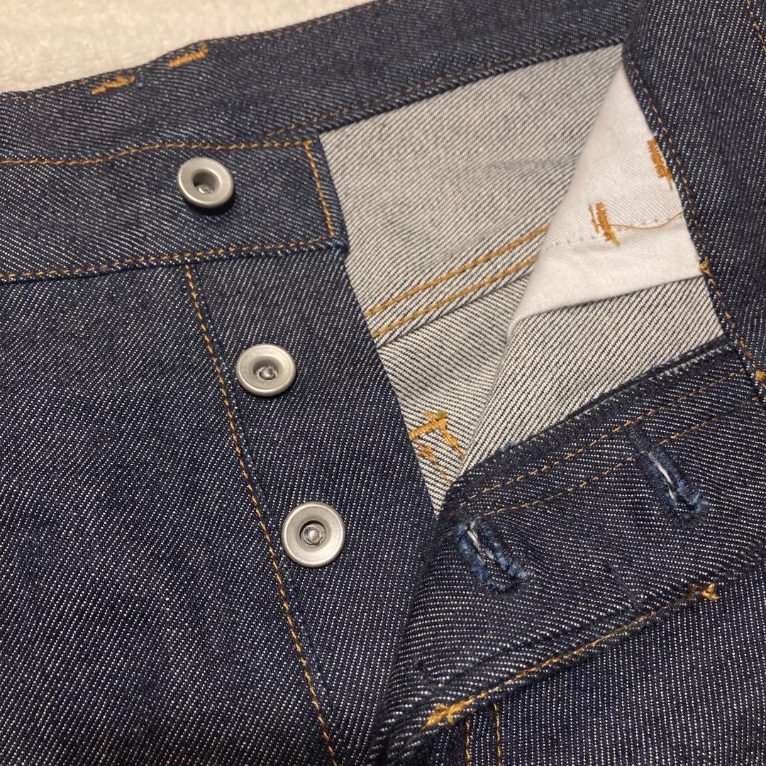 新品タグ付き　ato アトウ　ストレッチデニム　サルエルパンツ　46 ネイビー