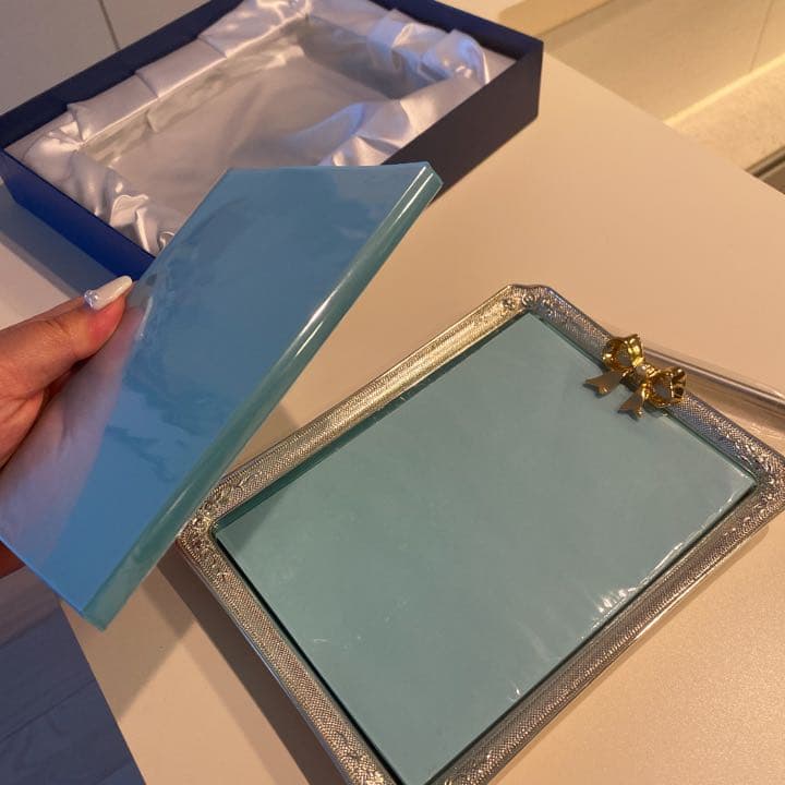 TASAKI タサキ　メモトレイ　パール付き