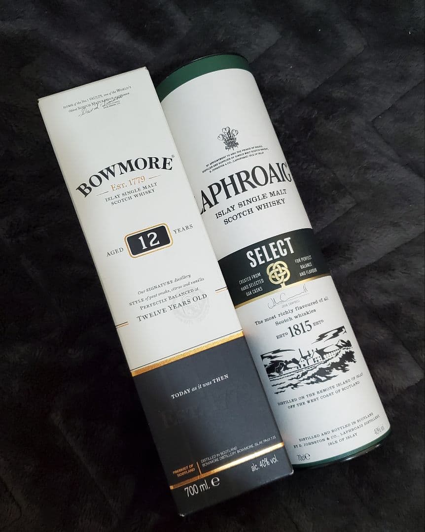 ボウモア12年 / ラフロイグセレクト