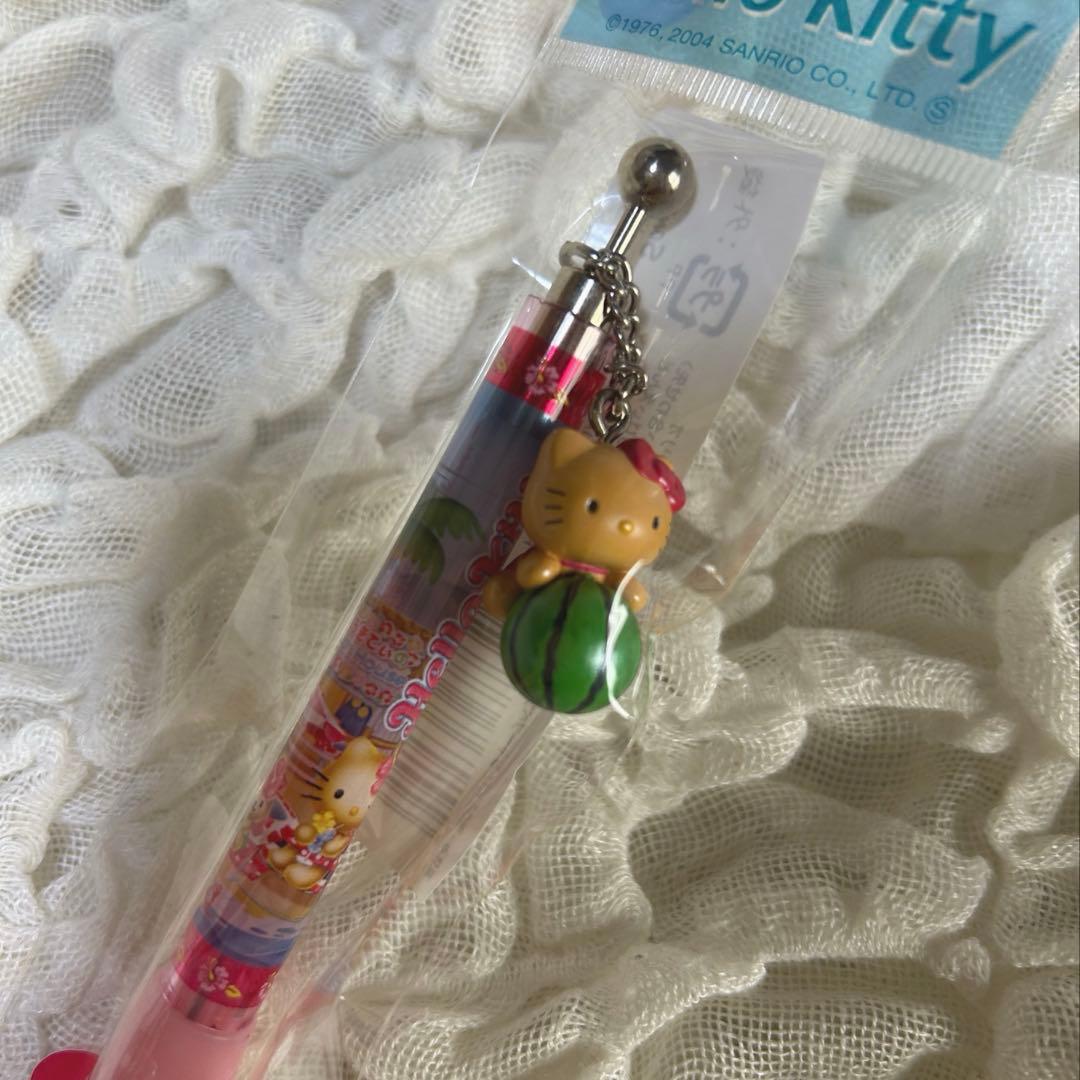 ハローキティ夏休み海バージョン 日焼けキティ シャープペンシル