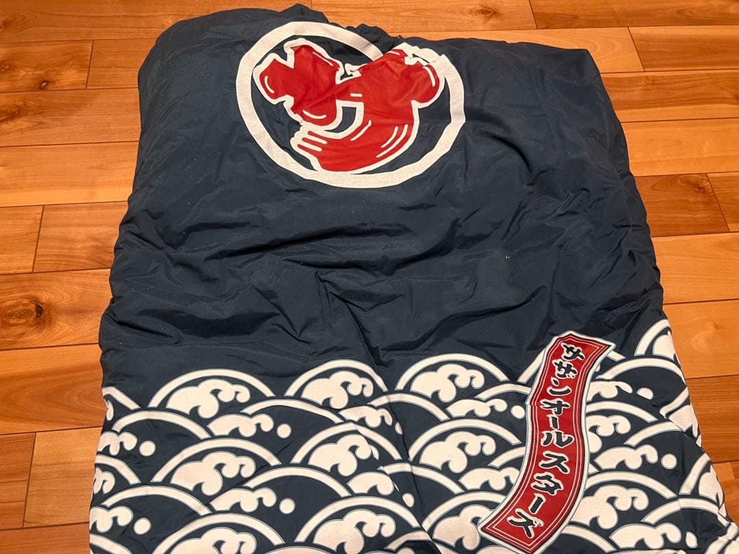 サザンオールスターズ25周年記念 半纏　青色波模様