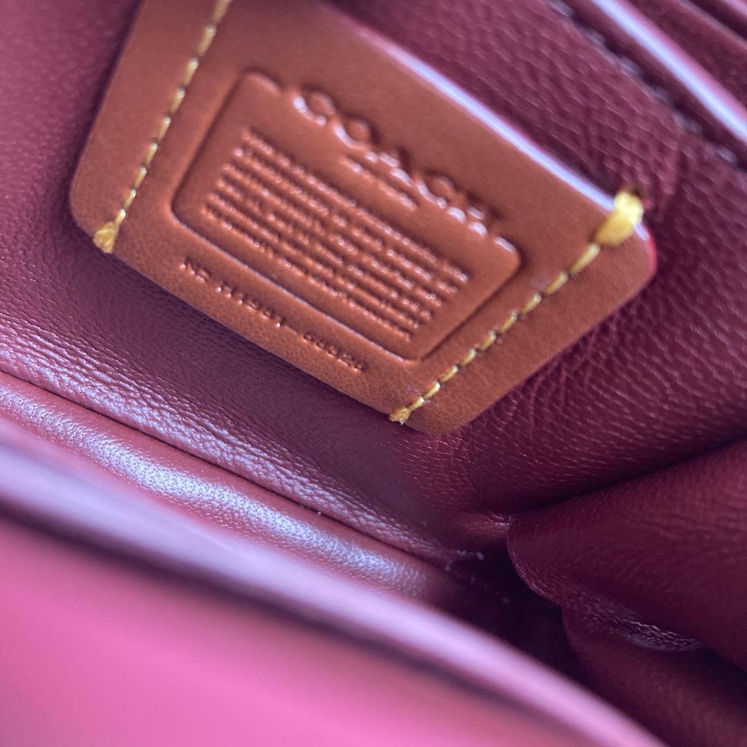 【美品】COACH コーチ　1941 がま口　キスロック　財布　カードケース