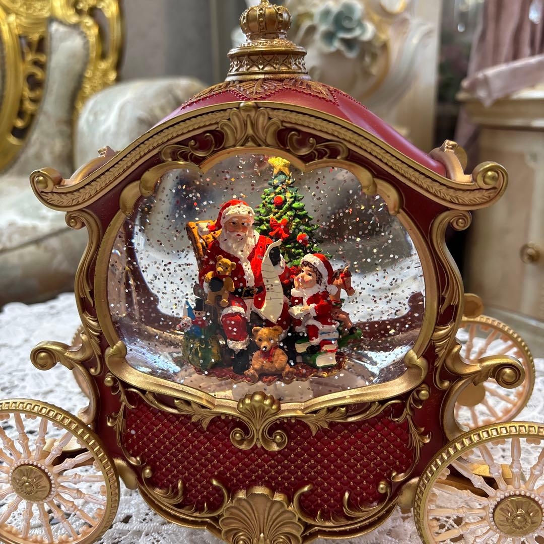 Xmasオルゴール 馬車 ラスト1点