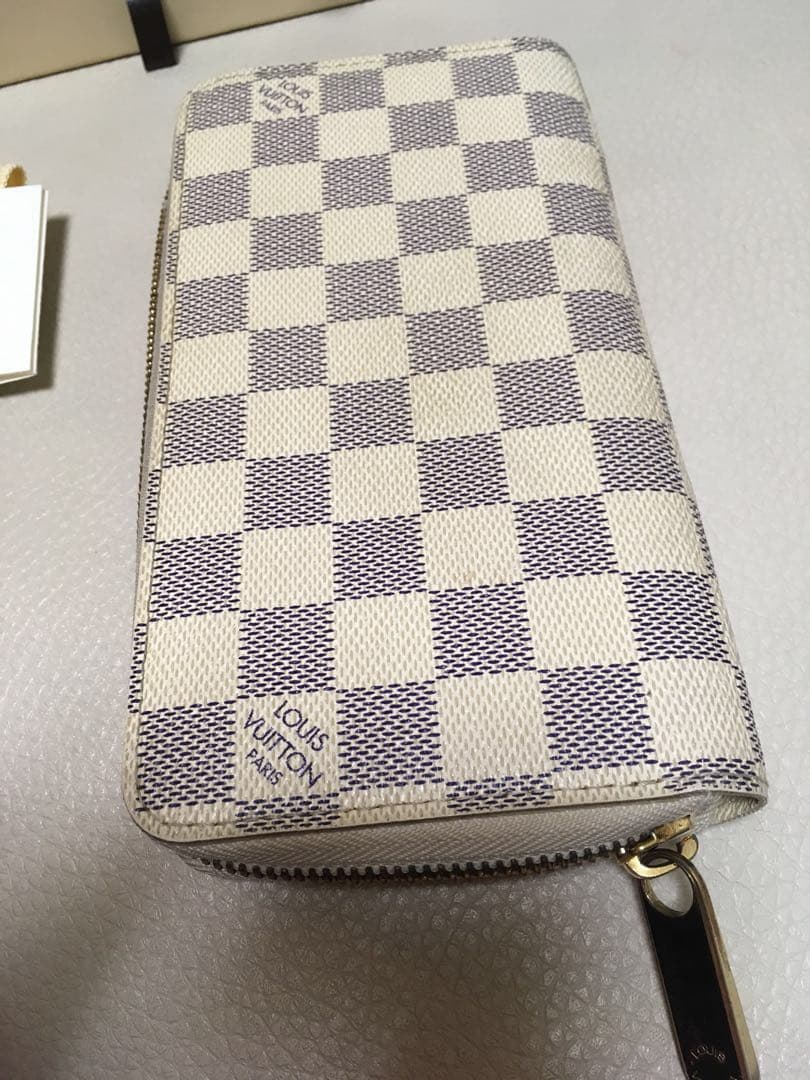 ルイヴィトン 長財布 ダミエ アズール