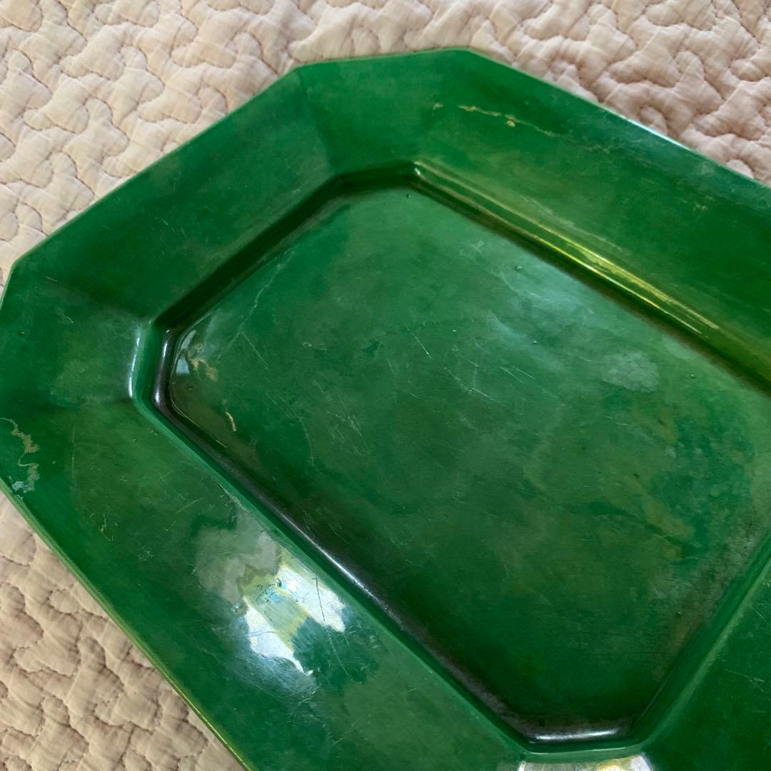 珉平焼　無地　額皿　柄なし