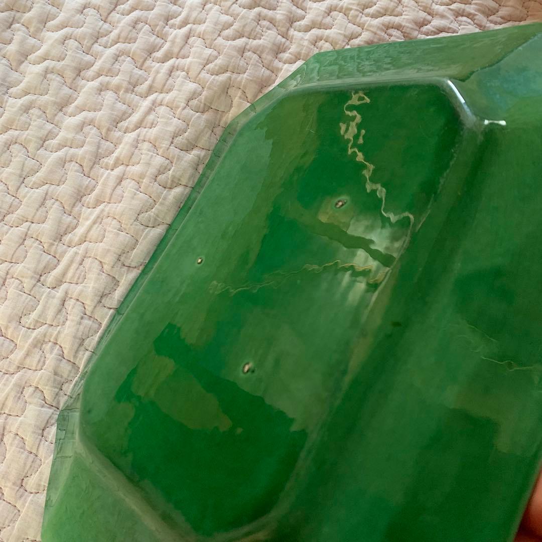 珉平焼　無地　額皿　柄なし