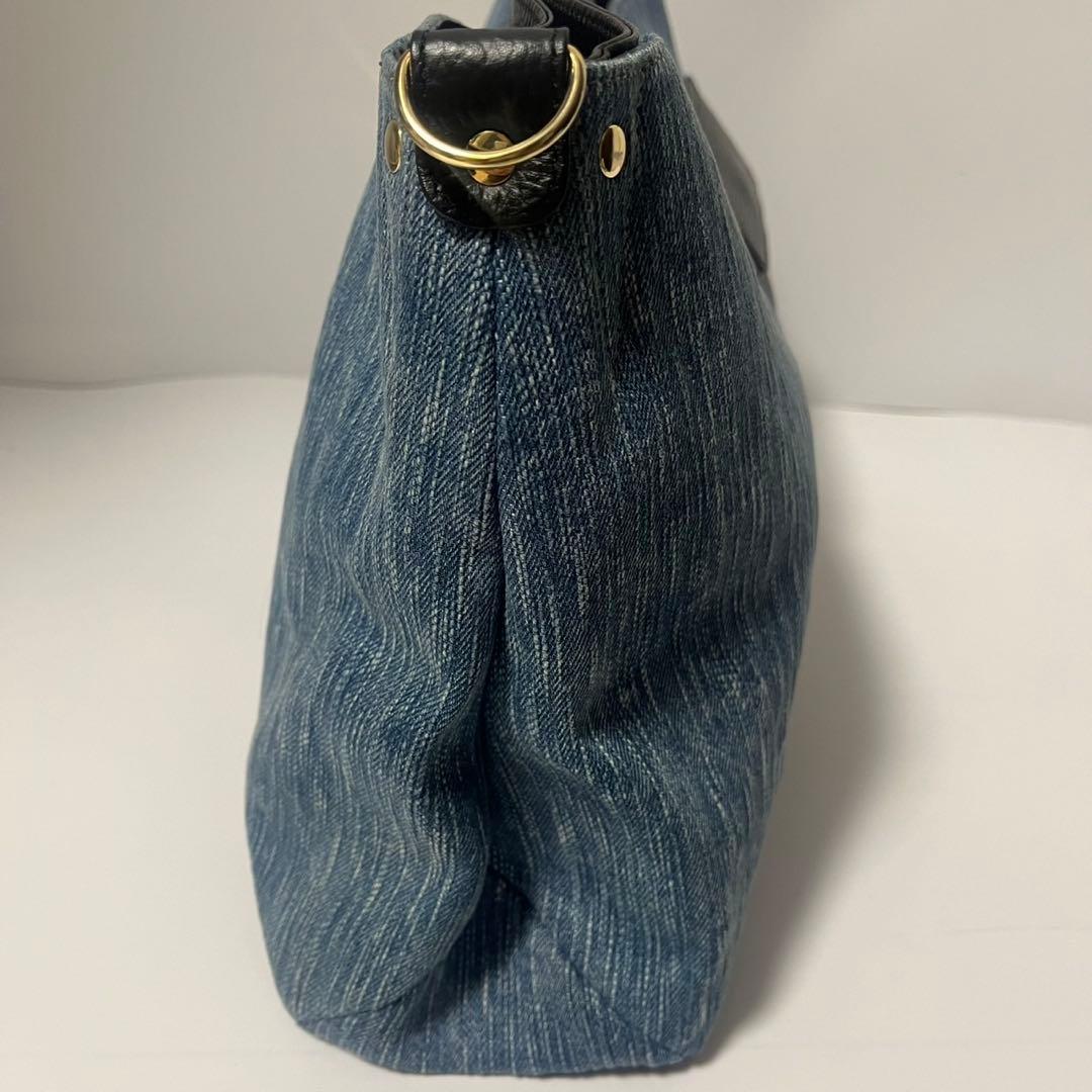 ✨未使用級✨　ATAO エルヴィ　ショルダーバッグ　デニム　ハンドバッグ