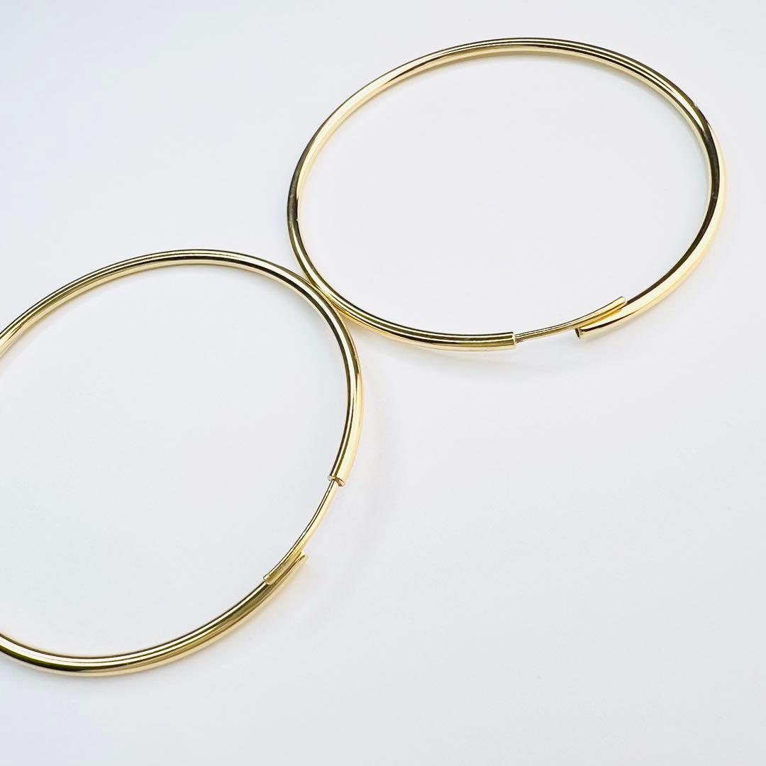 美品 MARIA BLACK Senorita 50 Hoop Gold HP.