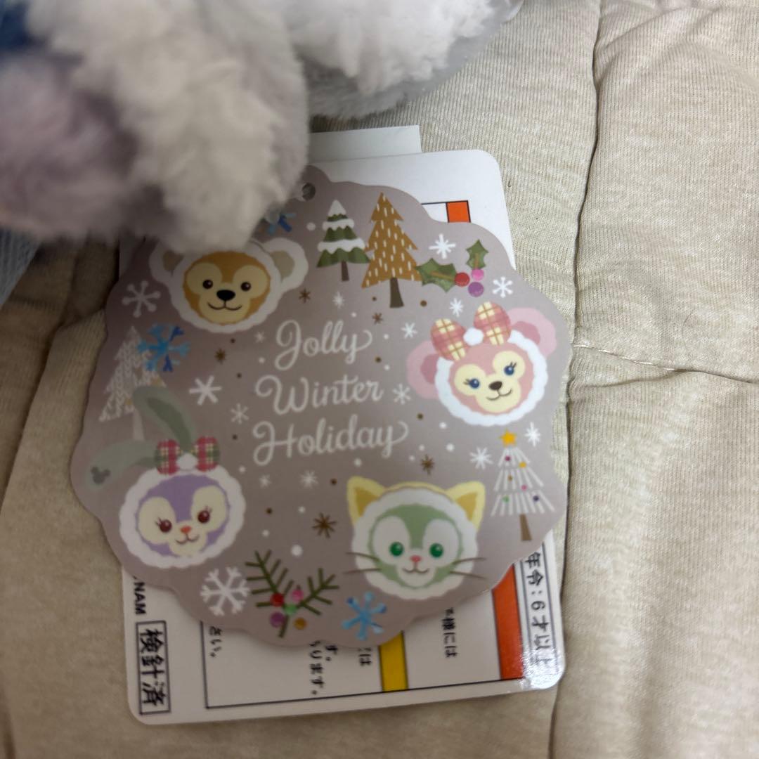 新品 ウィンターホリデーぬいぐるみバッジ　ステラルー ディズニーシー