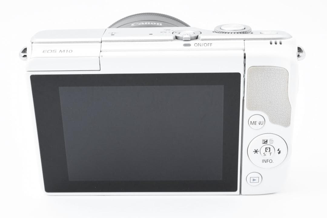 Canon EOS M10 ホワイト パンケーキレンズ EF-M 22mm付