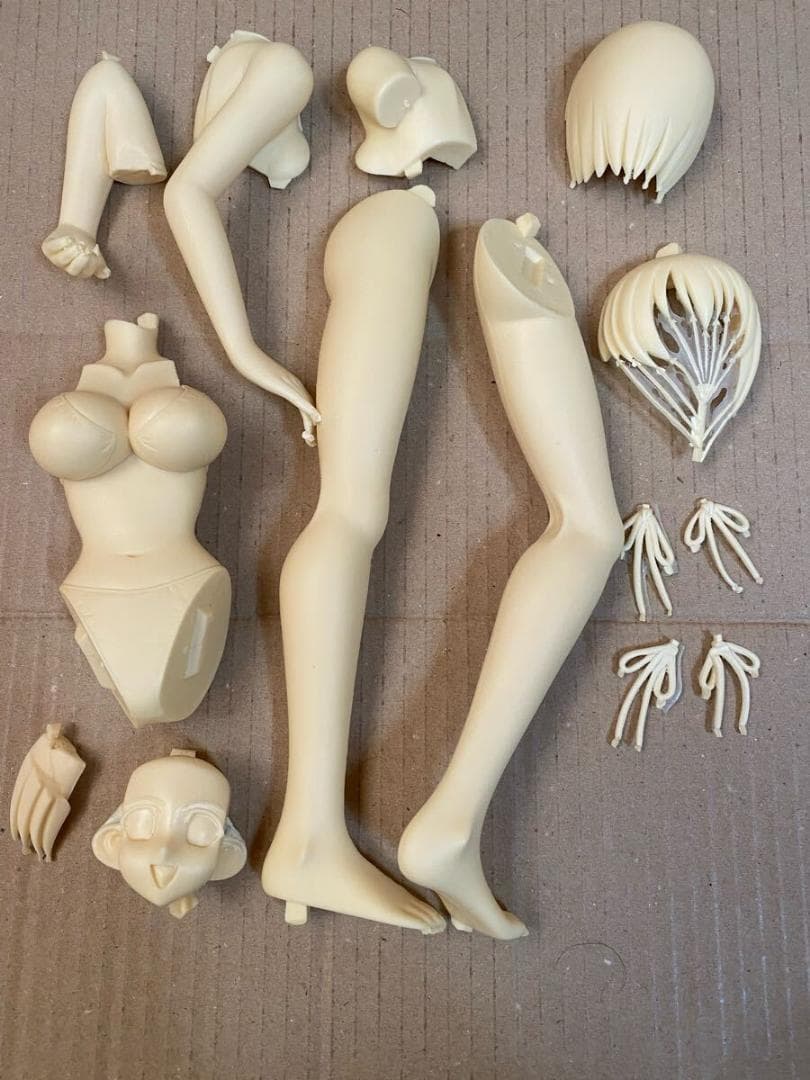 ヘッダー欠品 リリカルなのは 高町なのは フェイト 八神はやて ガレージキット