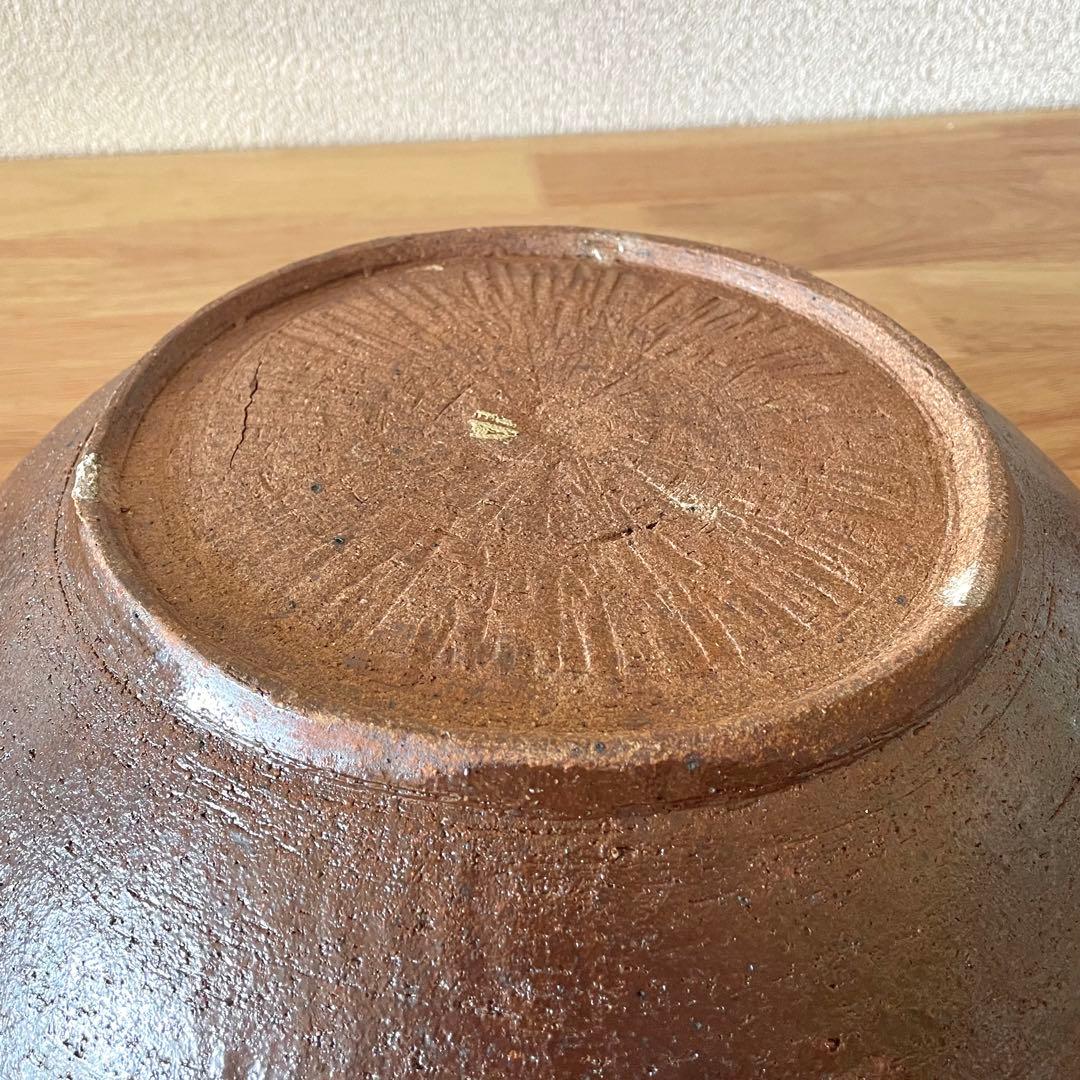 民藝 象嵌の大鉢 一尺一寸 検）バーナード・リーチ 生田和孝