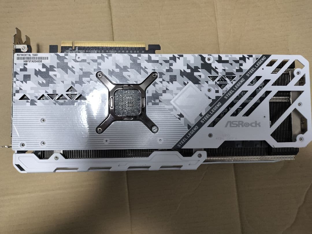 RX7800XT ASRock Steeel legend グラフィックボード