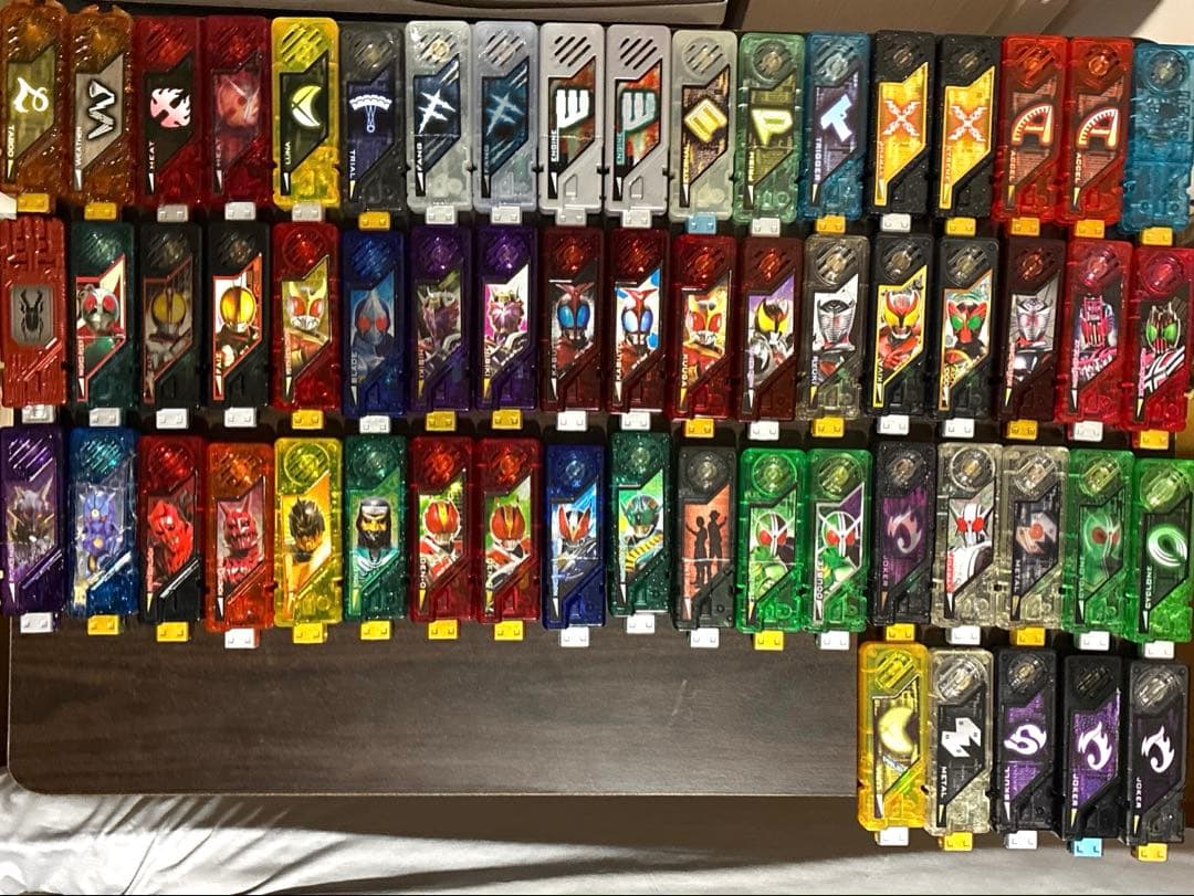 【値引き中】スタッグフォン付　仮面ライダーW ガイアメモリ まとめ売り 59個